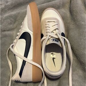 white nike killshots